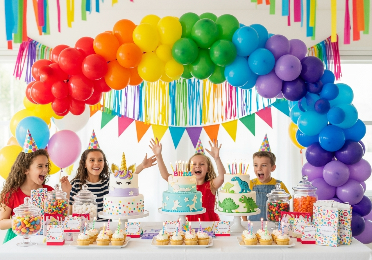 Birthday party photobooth